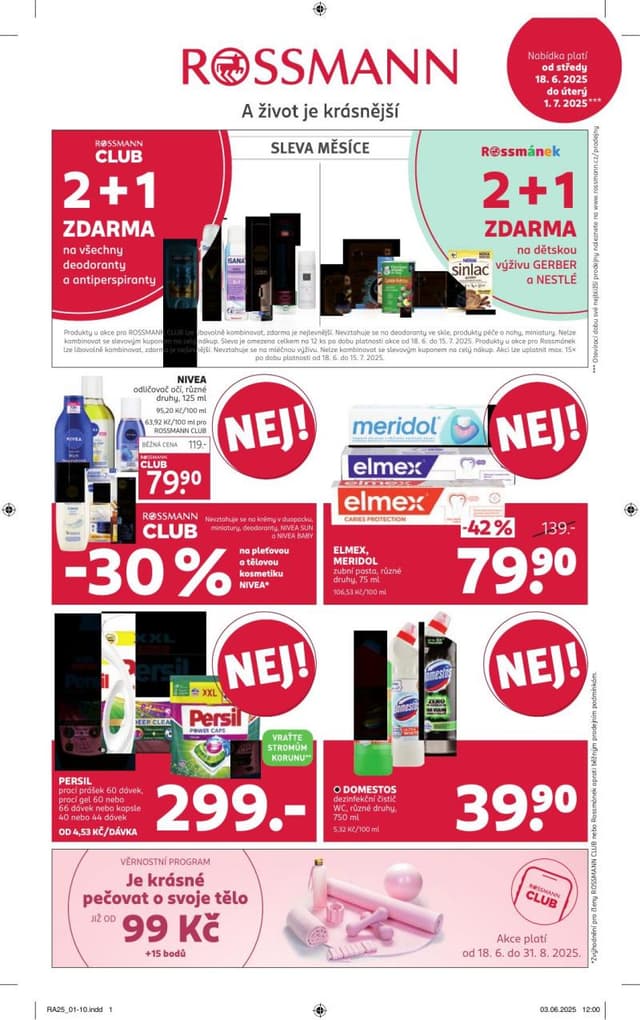 Rossmann drogerie leták 13. - 25.10.